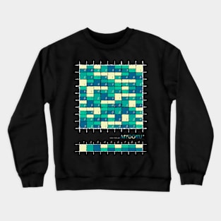 Mydoku_W006_H001_001_F: Sudoku, Sudoku coloring, logic, logic puzzle, holiday puzzle, fun, away from screen Crewneck Sweatshirt